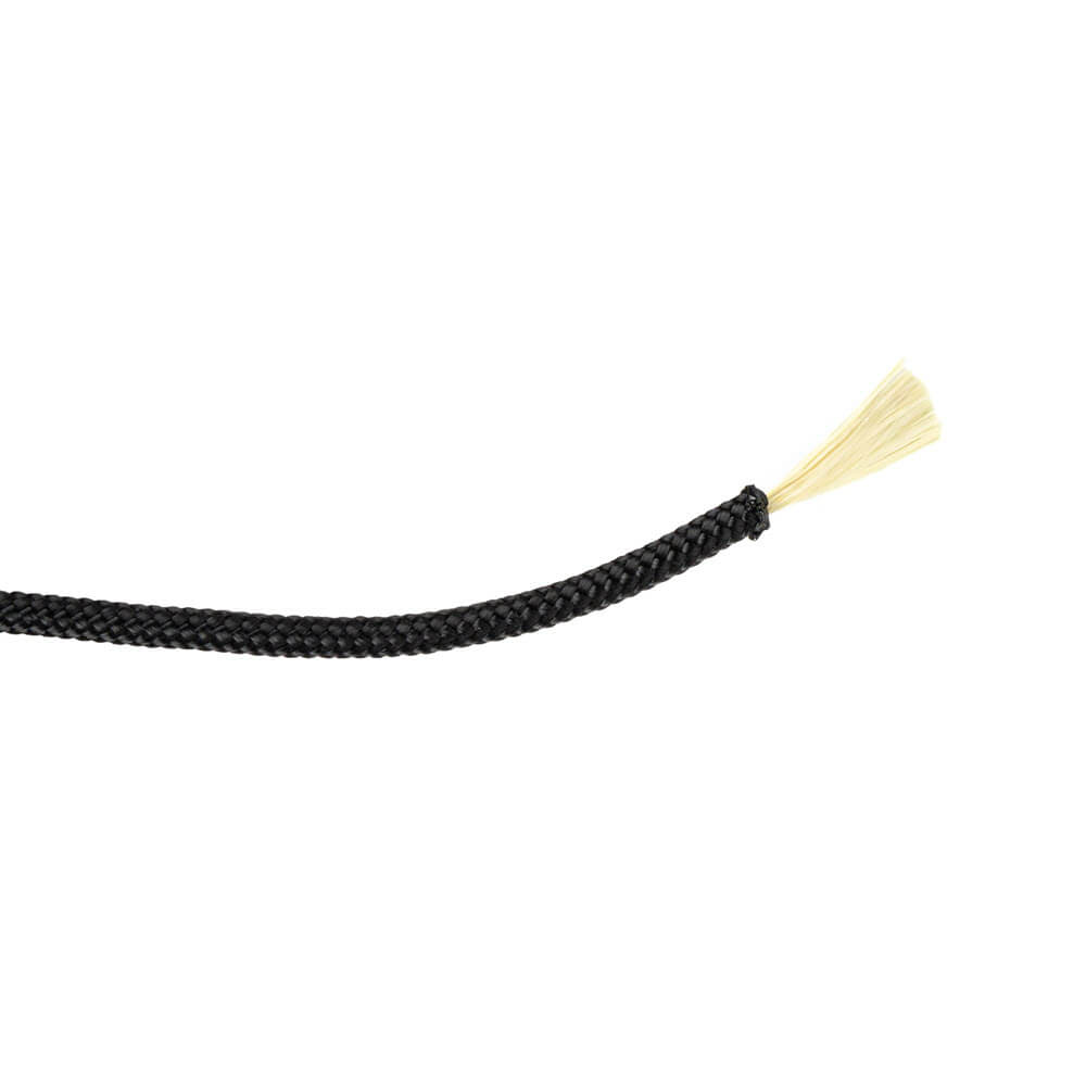 3 mm black kevlar cord with polyester sleeve