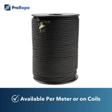 3 mm black kevlar cord with polyester sleeve