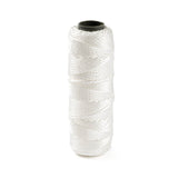 White polyester blinds cord - 1.5 mm - spool 50 meters